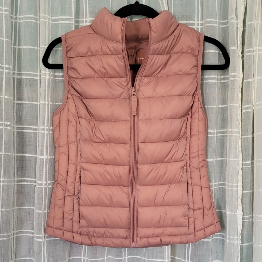 LOVE TREE Ultra-Light Packable Pink VEST Sz Sm